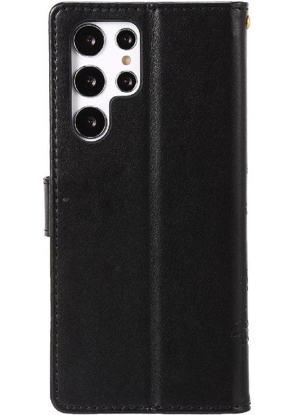 Samsung Galaxy S24 Ultra Kart Tutucu Kickstand Pu Deri Için Filp Durumda (Yurt Dışından) indirimleri