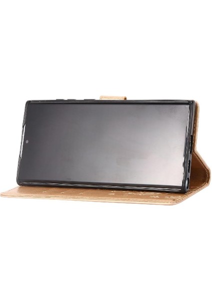 Samsung Galaxy S24 Ultra Kart Tutucu Kickstand Pu Deri Için Filp Durumda (Yurt Dışından) modelleri