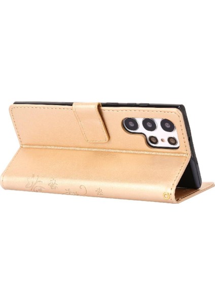 Samsung Galaxy S24 Ultra Kart Tutucu Kickstand Pu Deri Için Filp Durumda (Yurt Dışından) fırsatları