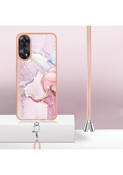 Oppo Oppo 8t 4g Tampon Mermer Crossbody Kordon Askısı Için Kılıf Yumuşak (Yurt Dışından) indirimleri