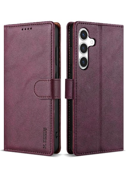Samsung Galaxy Galaxy Manyetik Kapatma Çift Katmanlı Koruma Için Flip Case (Yurt Dışından)