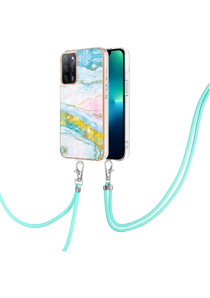 Oppo A16/A16S/A54S Tampon Anti-Scratch Yumuşak Crossbody Kordon Için Kılıf (Yurt Dışından)