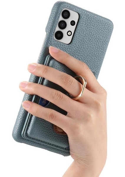 Samsung Galaxy A32 5g Premium Dokulu Deri Kart Yuvaları Halka (Yurt Dışından) modelleri