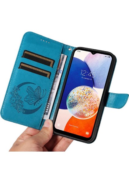 Kredi Kartı Yuvası Kabartmalı Yüksek ile Samsung Galaxy Credit 5g Için Flip Case (Yurt Dışından) fırsatları