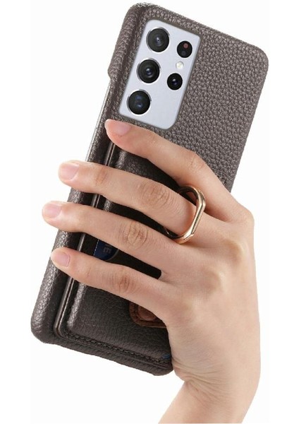 Samsung Galaxy S21 Ultra Kart Yuvaları Halka Standı Premium Dokulu (Yurt Dışından) fırsatları