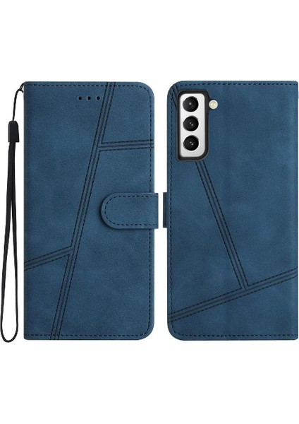 Samsung Galaxy S21 Için Flip Case Kart Yuvaları Tutucu Manyetik Kapak Folio Pu (Yurt Dışından)