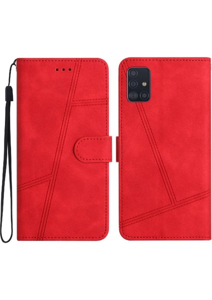 Samsung Galaxy A71 4g Bilek Kayışı Için Flip Case Kart Yuvaları Tutucu Manyetik (Yurt Dışından)