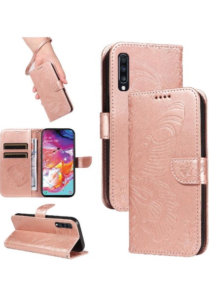 Samsung Galaxy A70 Için Flip Case Deri Ayrılabilir El ile (Yurt Dışından)