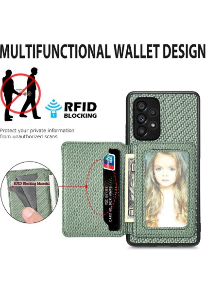 Samsung Galaxy Case 5g Rfıd Engelleme Manyetik Kart Tutucu Komple (Yurt Dışından)