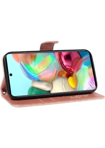Samsung Galaxy A71 5g Deri Kredi Kartı ile Flip Case (Yurt Dışından)