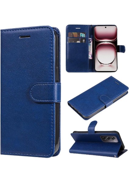 Oppo Oppo 12 Pro 5g Için Flip Case Kart Yuvası ile li Deri Kılıf (Yurt Dışından)