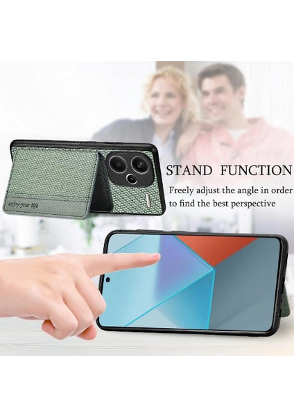 Xiaomi Redmi Için Not 13 Pro Artı Manyetik Kart Tutucu Komple Standı (Yurt Dışından)