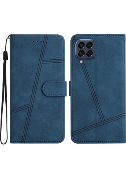 Samsung Galaxy M33 5g Için Flip Case Cüzdan Pu Deri Tam Koruma Kartı (Yurt Dışından)