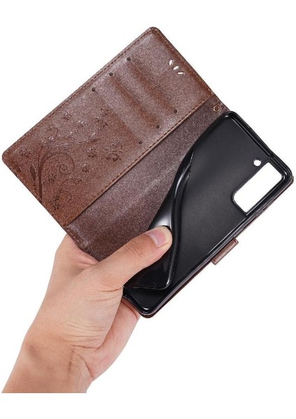 Samsung Galaxy S21 Için Kickstand Durumda Kart Tutucu Manyetik Kapatma Pu (Yurt Dışından) fiyatları