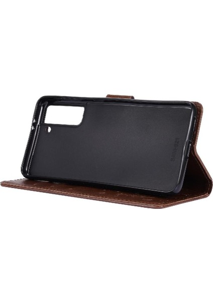 Samsung Galaxy S21 Için Kickstand Durumda Kart Tutucu Manyetik Kapatma Pu (Yurt Dışından) indirimleri
