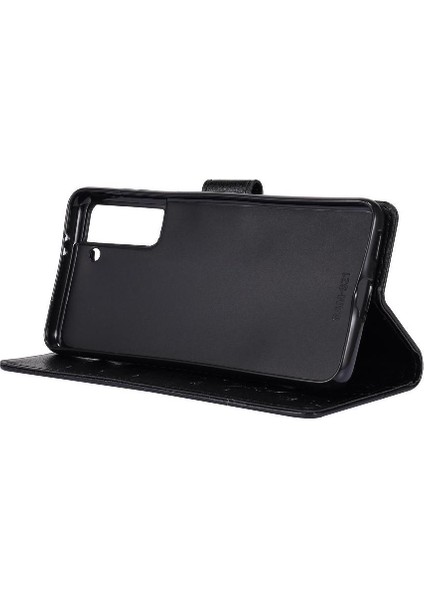 Samsung Galaxy S21 Için Kickstand Durumda Kart Tutucu Manyetik Kapatma Pu (Yurt Dışından) fırsatları