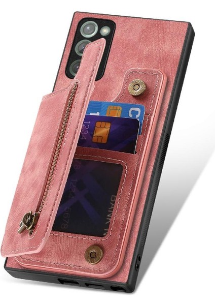 Samsung Galaxy Not 20 Için Kılıf Katlanabilir Arka Kapak Standı Fonksiyonu Fermuar (Yurt Dışından) fiyatları