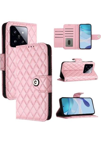 Xiaomi 14 Pro 5g Için Kılıf Cüzdan Kapak Kart Tutucu Bilek Şerit Darbeye (Yurt Dışından)