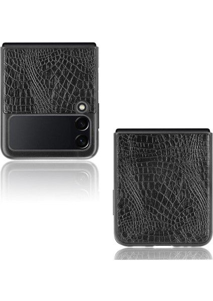 Samsung Galaxy Z Flip 3 5g Uyumluluk Kapak Için Şık Klasik Kılıf (Yurt Dışından)