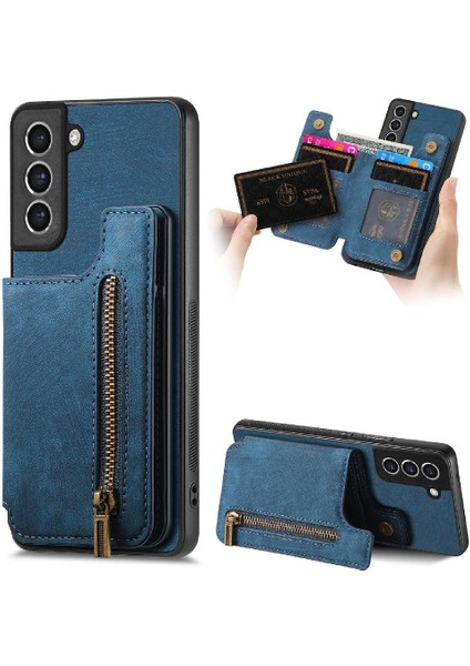 Samsung Galaxy S21 Fe Standı Fonksiyonu Için Kılıf Katlanabilir Arka Kapak Vintage (Yurt Dışından)