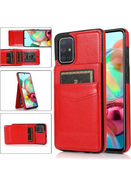 Samsung Galaxy A71 5g Premium Deri Manyetik Toka ile Uyumlu (Yurt Dışından)
