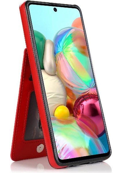Samsung Galaxy A71 5g Premium Deri Manyetik Toka ile Uyumlu (Yurt Dışından)