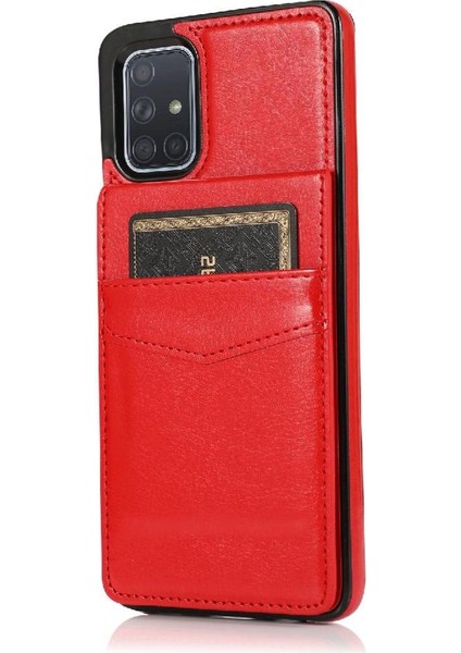 Samsung Galaxy A71 5g Premium Deri Manyetik Toka ile Uyumlu (Yurt Dışından)