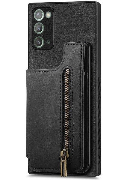 Samsung Galaxy Not 20 Için Kılıf Katlanabilir Arka Kapak Standı Fonksiyonu Fermuar (Yurt Dışından) indirimleri