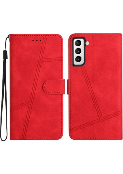 Samsung Galaxy S21 Için Flip Case Kart Yuvaları Tutucu Manyetik Kapak Folio Pu (Yurt Dışından)