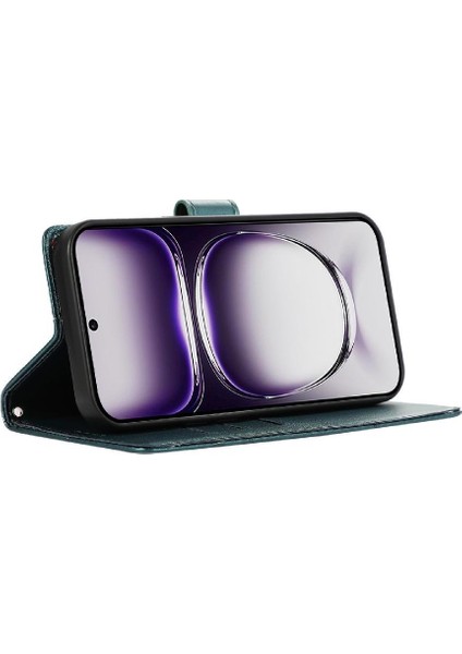 Oppo Oppo 12 5g Için Flip Case Kickstand Üç Kart Yuvaları Şok Emici (Yurt Dışından) fırsatları