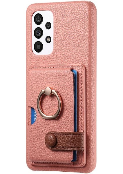 Samsung Galaxy A53 5g Kart Yuvaları Premium Dokulu Deri Yüzük (Yurt Dışından) fırsatları