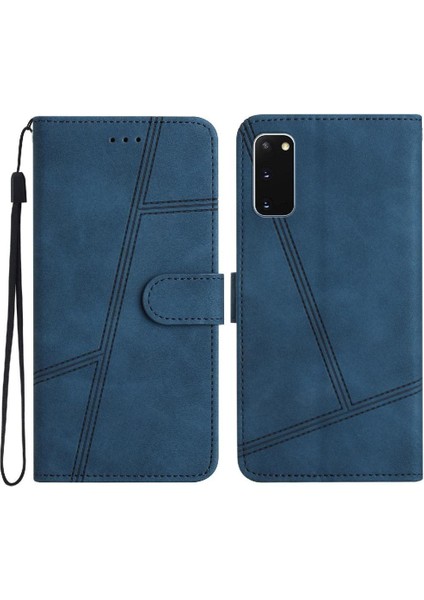 Samsung Galaxy S20 Flip Folio Kart Yuvaları Için Flip Case Tutucu Manyetik Pu (Yurt Dışından)