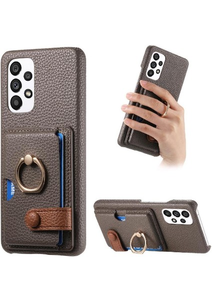 Samsung Galaxy A52 5g Kart Yuvaları Halka Standı Premium Dokulu (Yurt Dışından)