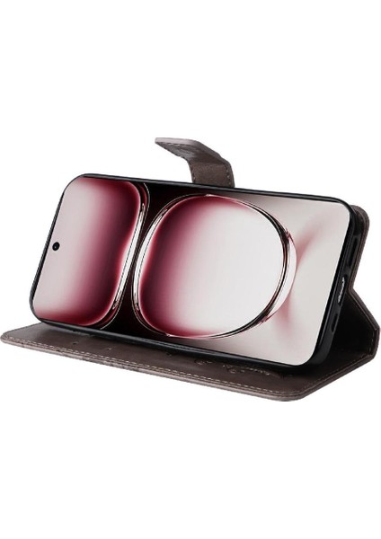 Oppo Için Kılıf Card 12 Pro 5g Flip Kickstand Pu Deri Kart Yuvası ile (Yurt Dışından) modelleri