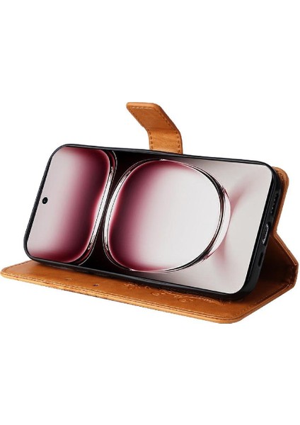 Oppo Için Kılıf Card 12 Pro 5g Flip Kickstand Pu Deri Kart Yuvası ile (Yurt Dışından) indirimleri