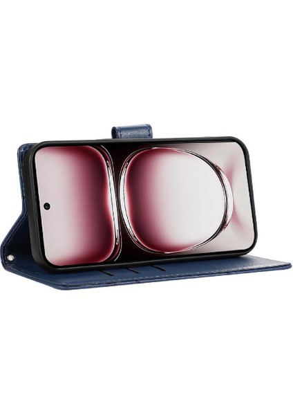 Oppo Oppo 12 Pro 5g Için Flip Case Üç Kart Yuvaları Darbeye Kickstand (Yurt Dışından) modelleri