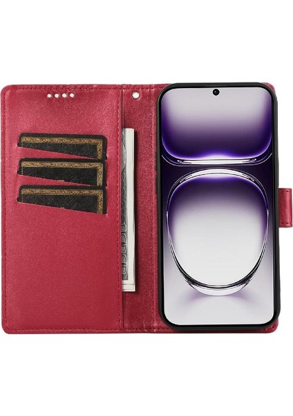 Oppo Oppo 12 5g Için Flip Case Kickstand Üç Kart Yuvaları Şok Emici (Yurt Dışından) fırsatları