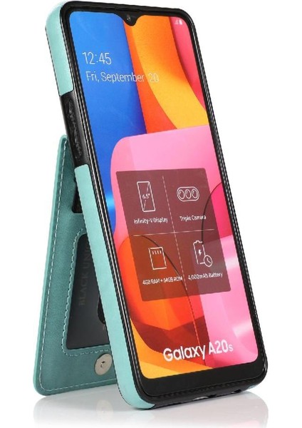 Samsung Galaxy A20S Kart Tutucu Kılıf Cüzdan Manyetik ile Uyumlu (Yurt Dışından) fırsatları