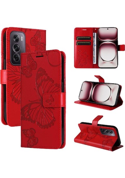 Oppo Için Kılıf Card 12 Pro 5g Flip Kickstand Pu Deri Kart Yuvası ile (Yurt Dışından) modelleri