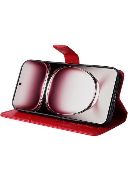 Oppo Için Kılıf Card 12 Pro 5g Flip Kickstand Pu Deri Kart Yuvası ile (Yurt Dışından) indirimleri