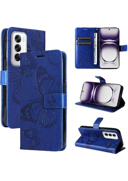 Kart Yuvası Standı Flip Pu ile Oppo Oppo 12 5g Darbeye Kapak Için Kılıf (Yurt Dışından)