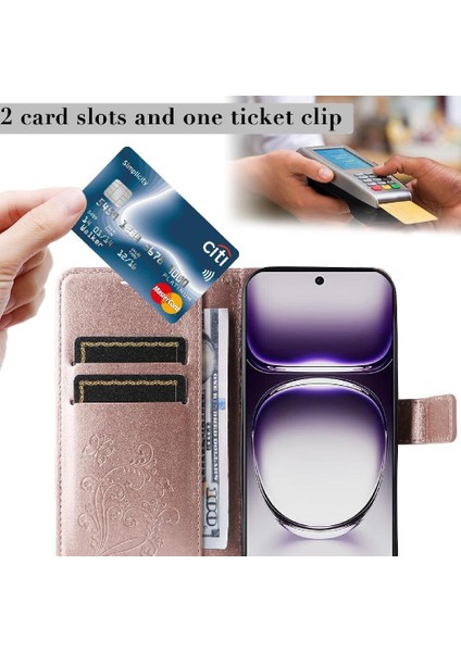 Kart Yuvası Standı Flip Pu ile Oppo Oppo 12 5g Darbeye Kapak Için Kılıf (Yurt Dışından) modelleri