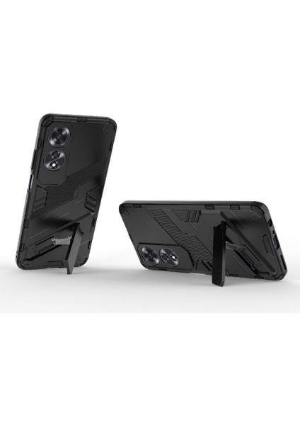 Oppo A60 4g Kickstand Koruyucu Kapak Için Kılıf Sağlam Askeri (Yurt Dışından) modelleri