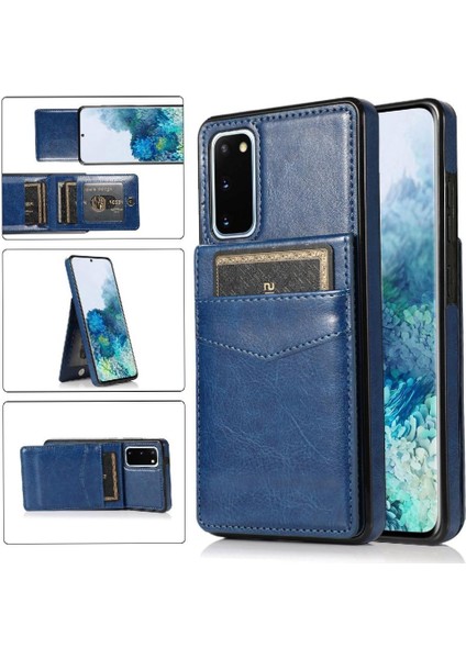 Samsung Galaxy S20 Kılıf Cüzdan Manyetik Toka Kickstand ile Uyumlu (Yurt Dışından)
