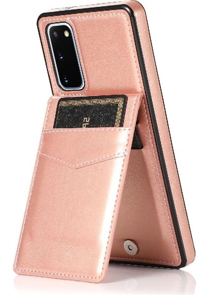 Samsung Galaxy S20 Kılıf Cüzdan Manyetik Toka Kickstand ile Uyumlu (Yurt Dışından)