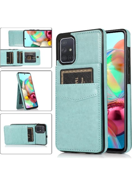 Samsung Galaxy A71 5g Premium Deri Manyetik Toka ile Uyumlu (Yurt Dışından)