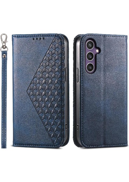 Samsung Galaxy S24 Artı Günlük Kullanım Için Flip Case Eşkenar Dörtgen Şekli El Kayışı (Yurt Dışından) indirimleri