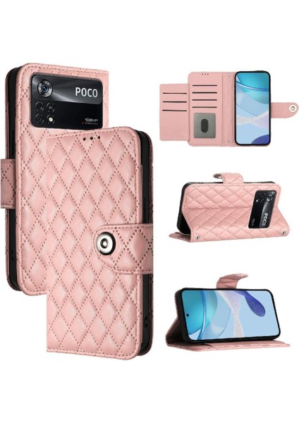 Xiaomi Poco X4 Pro 5g Için Kılıf Cüzdan Kapak Darbeye Şık Koruyucu (Yurt Dışından)