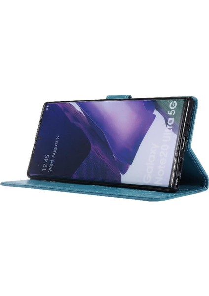 Samsung Galaxy Not 20 Için Filp Durumda Ultra Kart Tutucu Bilek Kayışı Pu (Yurt Dışından)