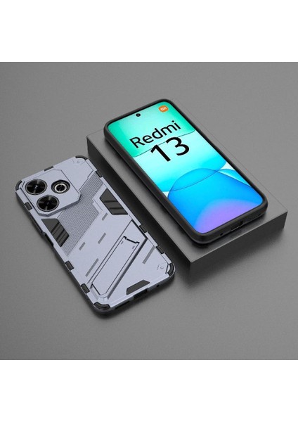 Xiaomi Redmi Için Kılıf 13 4g Sağlam Askeri Kickstand Koruyucu Kapak (Yurt Dışından) fırsatları